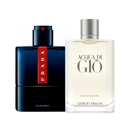 Armani Acqua di Giò + Prada Luna Rossa Ocean