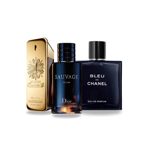 One Million, Sauvage Dior, Bleu de Chanel 100ml