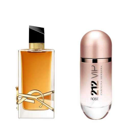 Yves Saint Laurent Libre + Carolina Herrera 212 Vip Rose 100ml