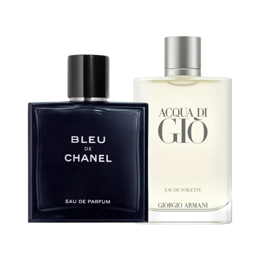Bleu de Chanel + Armani Acqua di Giò