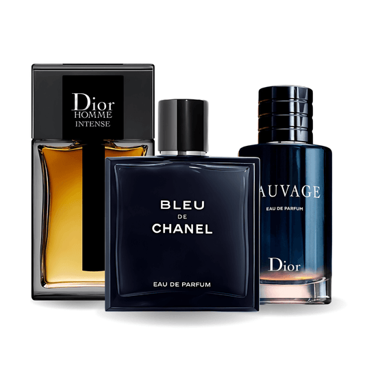 Sauvage Dior, Bleu de Chanel, Dior Homme Intense 100ml