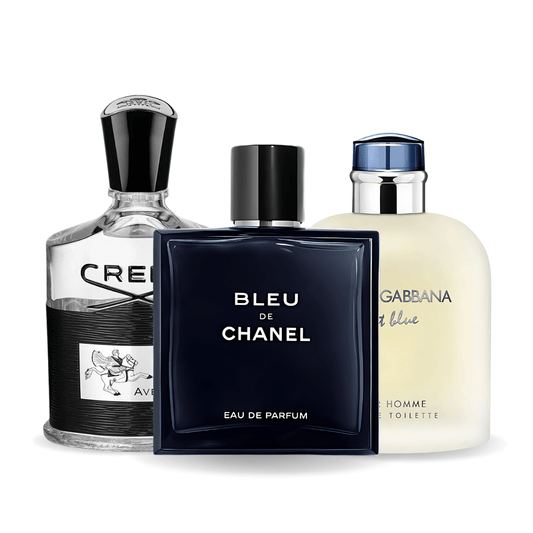 Bleu de Chanel, Creed Aventus, Light Blue Dolce Gabbana 100ml