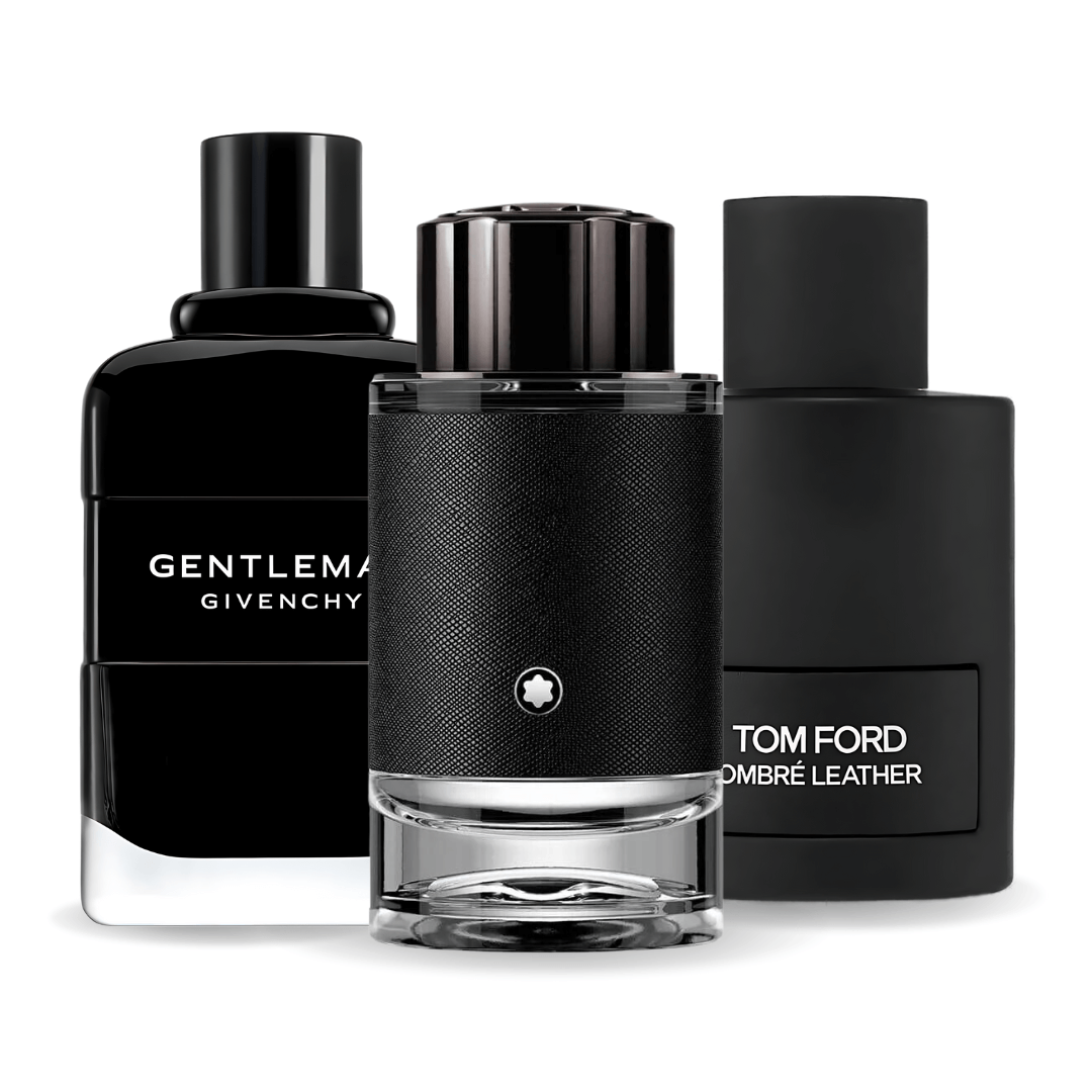 Tom Ford Ombre Leather,  Givenchy Gentleman, Montblanc Explorer 100ml