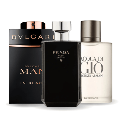 Bvlgari In Black, Giorgio Armani Acqua Di Gio, L'Homme Prada Intense 100ml