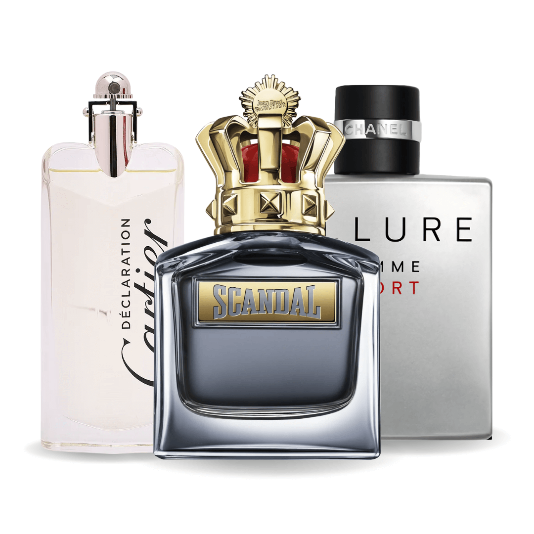 Homme Sports, Jean Paul Gaultier Scandal, Cartier Declaration 100ml