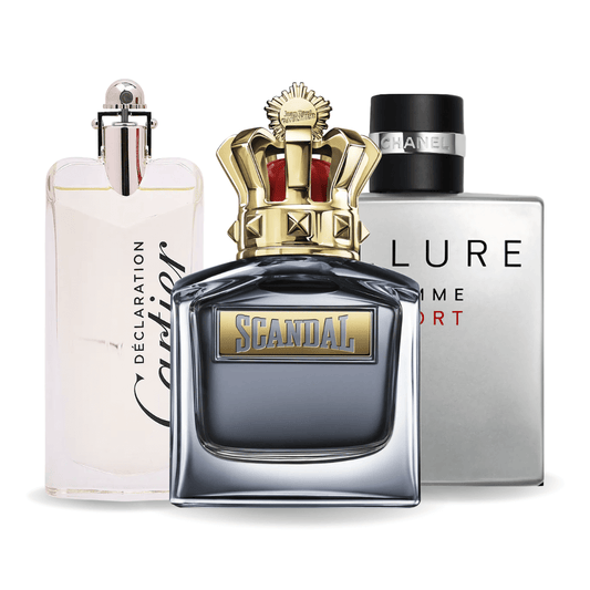 Homme Sports, Jean Paul Gaultier Scandal, Cartier Declaration 100ml