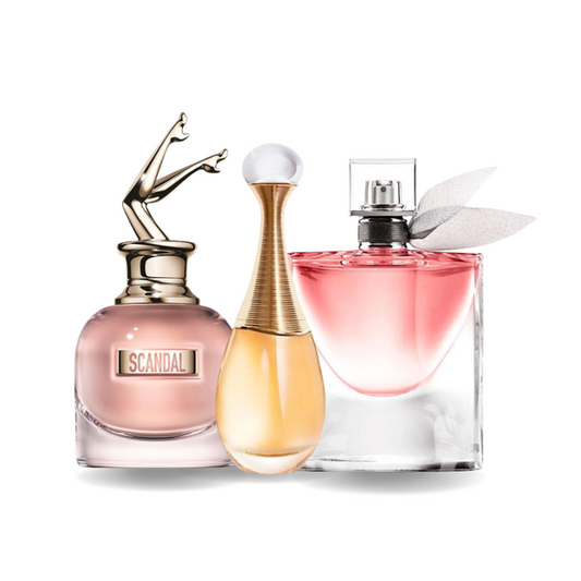 SCANDAL, J'ADORE, LA VIE EST BELLE 100ml