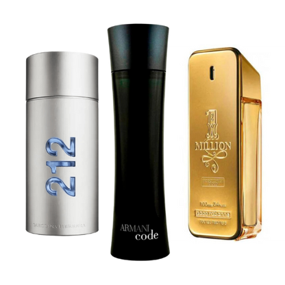 Men NYC, Paco Rabanne One Milion, Armani Code Homme 100ml