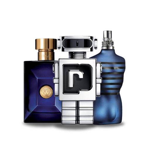 Versace DYLAN BLUE, Paco Rabanne PHANTOM, Jean Paul Gaultier ULTRA MALE 100ml
