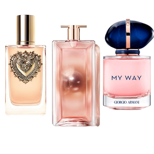 Dolce & Gabanna Devotion, My Way Giorgio Armani, Lancôme Idôle 100ml